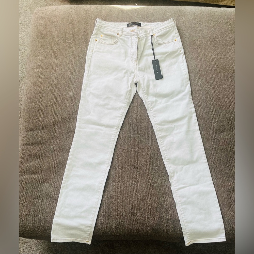 Versace White Skinny Jeans